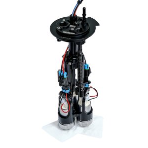 Chevrolet Corvette Fuel Hat - Snow Performance - High Output Version (3 Pump), Snow Fuel Hat - Black - `14-`19